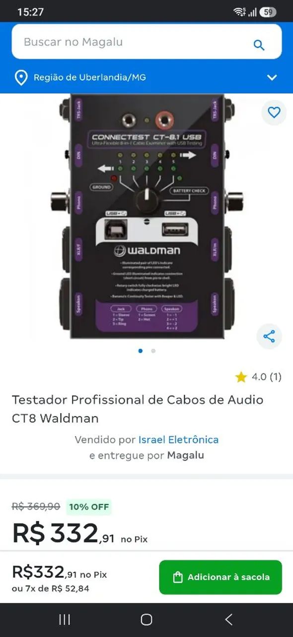 Testador de Cabos  - Foto 3
