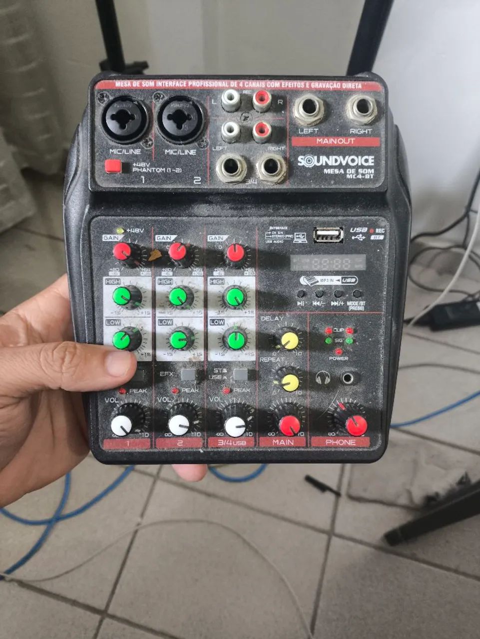 Mesa de 3 canais 