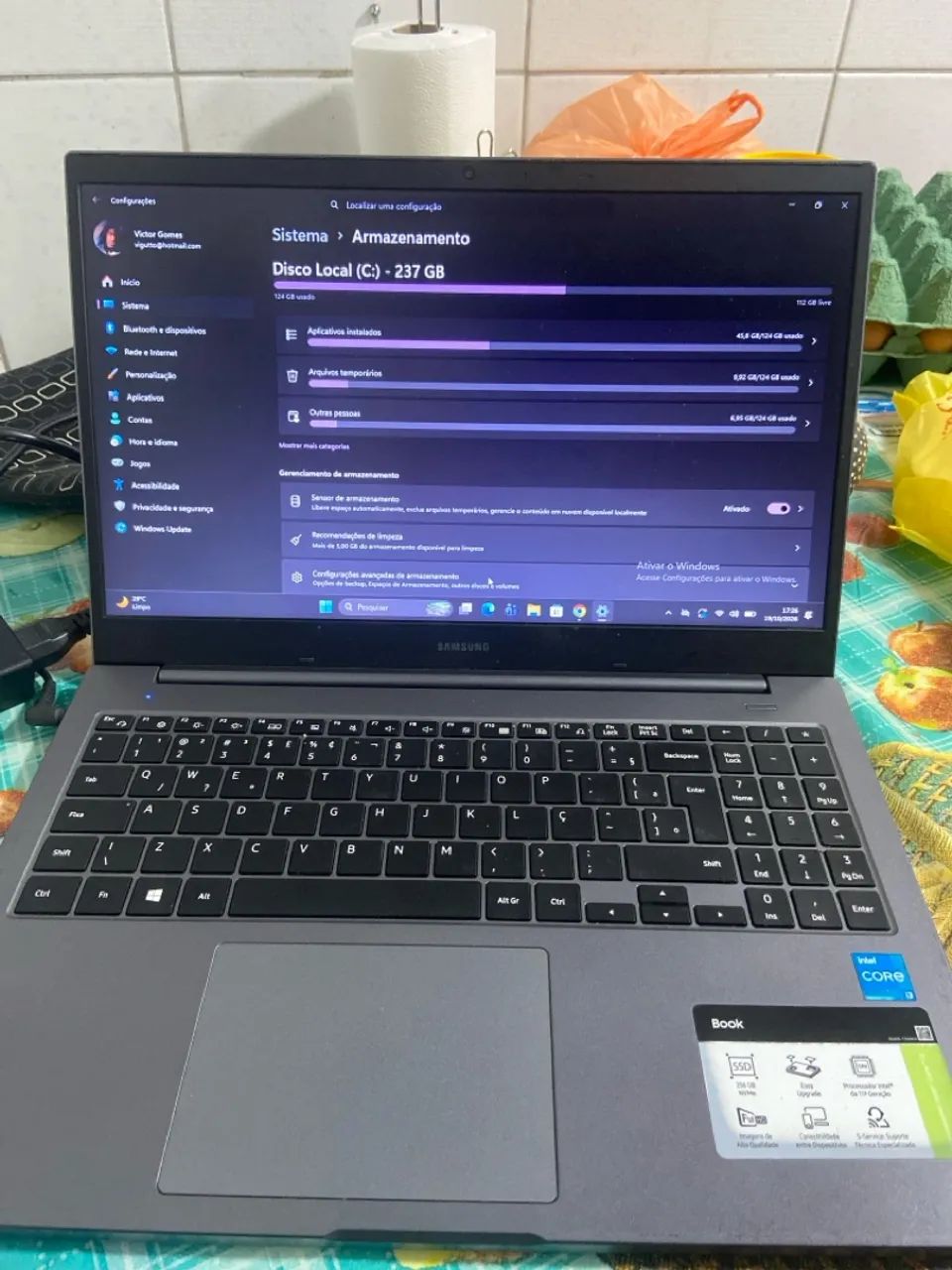 Notebook Samsung em perfeito estado 