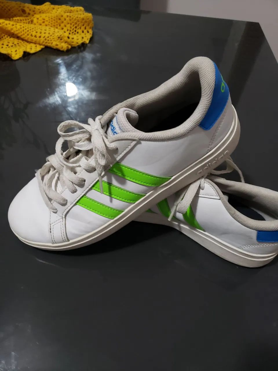 Tenis branco masculino Adidas - Foto 4