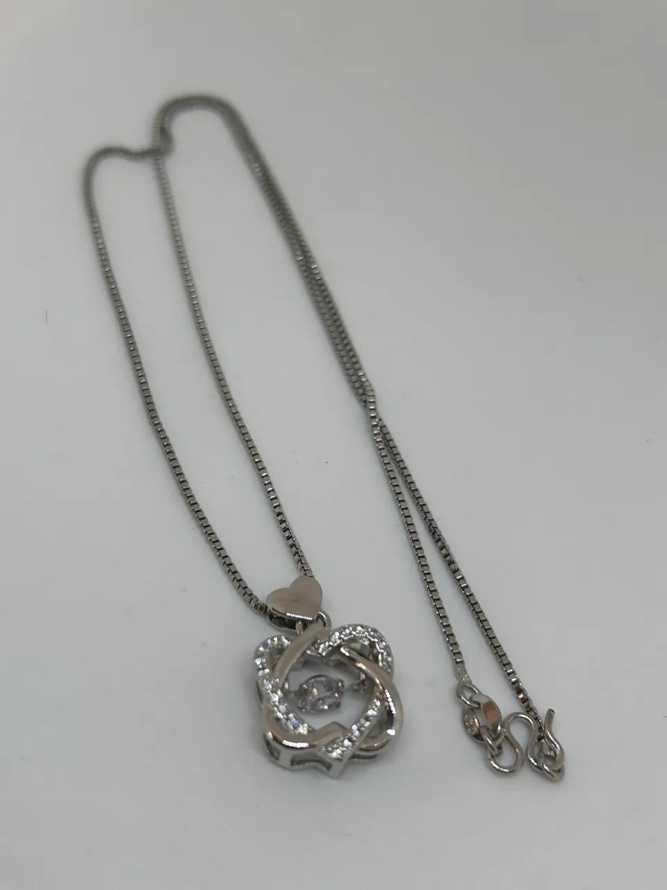 lindo colar feminino prata 925 delicado - Foto 5