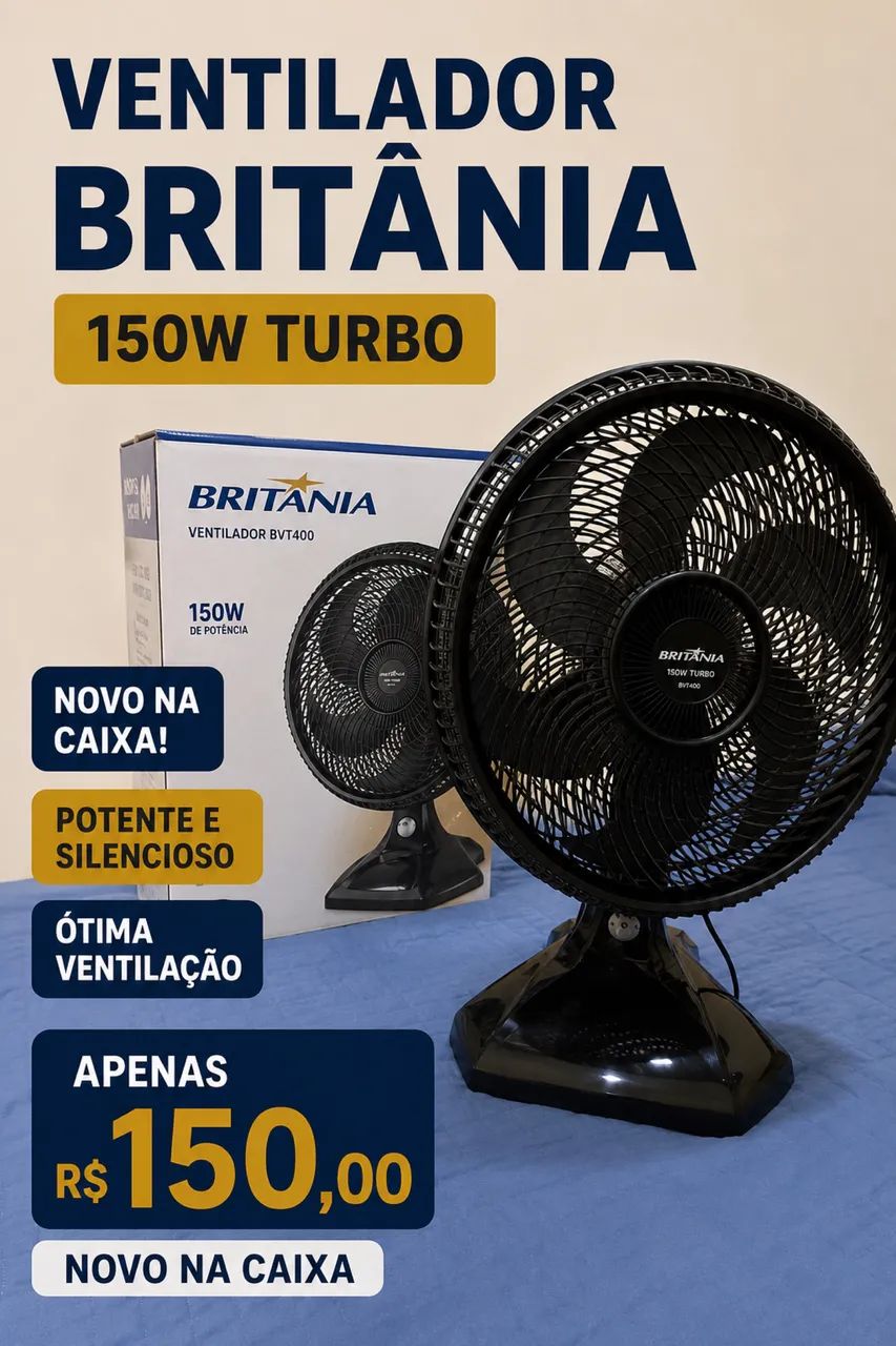 Ventilador britânica  - Foto 2