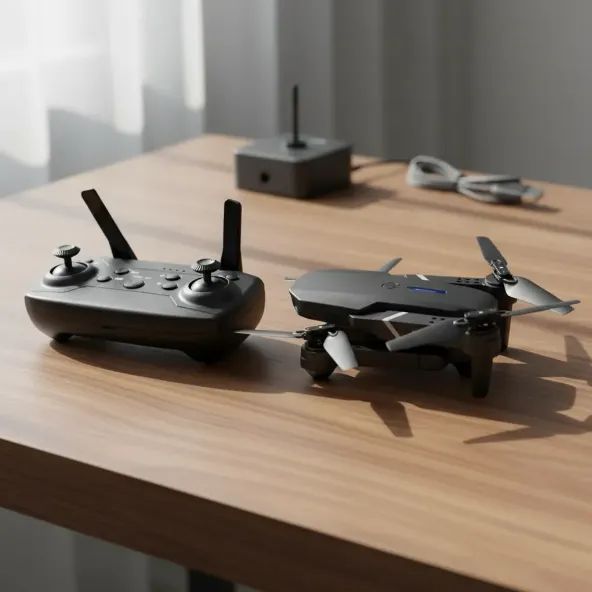 Drone Cbk Wifi Câmera Mini Com Bolsa - Modelo Ky (Usado) - Foto 6