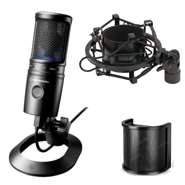Microfone Audio-Technica AT2020 Condensador Cardioide cor preto