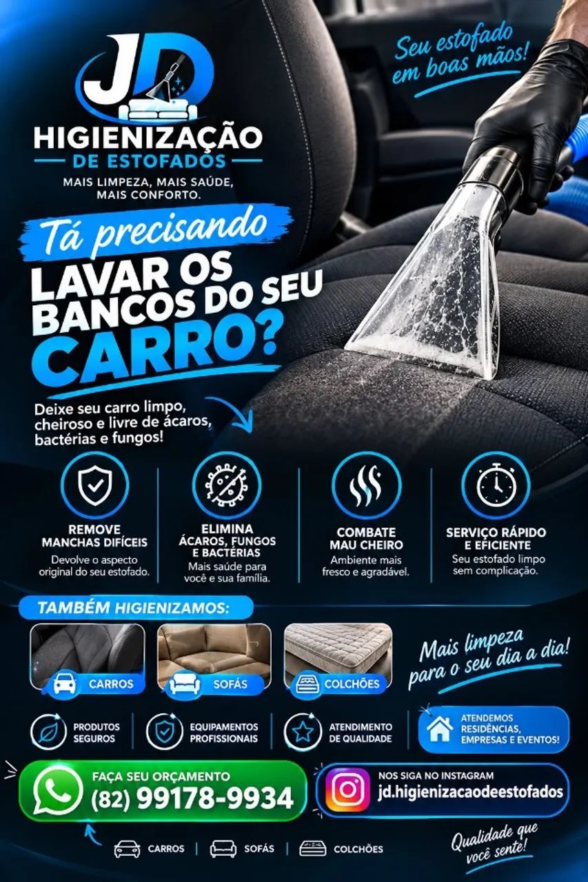 Higienização de estofados 