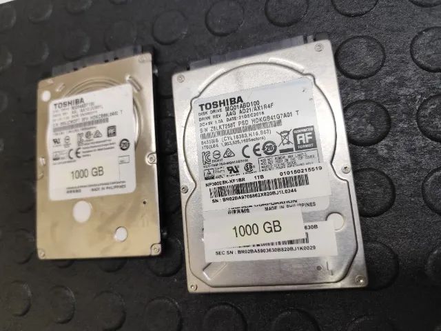Hd Toshiba de 1 TERA (1000 GB) Saudáveis - Preço unitário