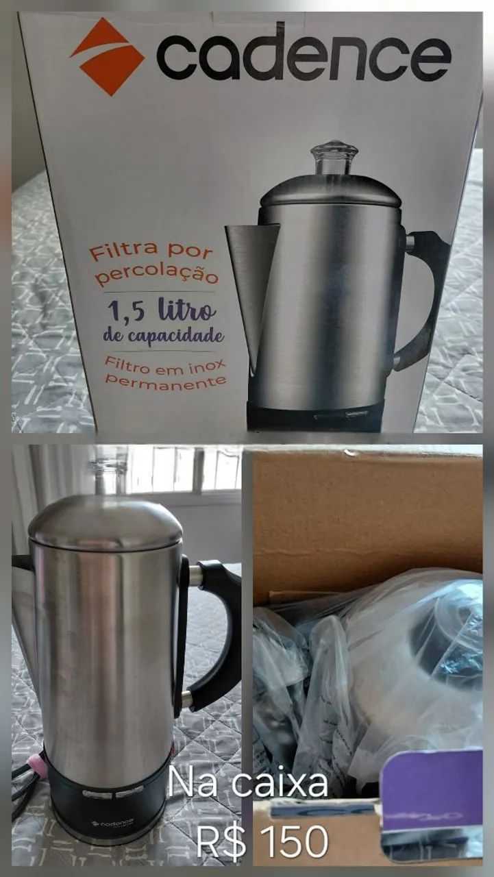 Garrafa marca CADENSE (Café e chá)