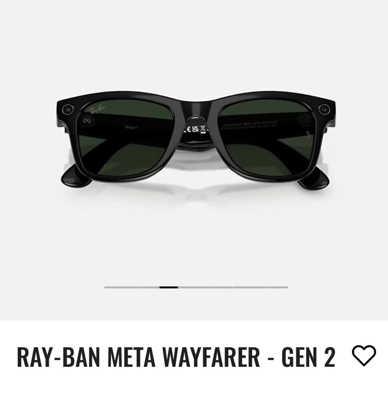 Óculos ray-ban wayfarer gen 2 - Foto 3