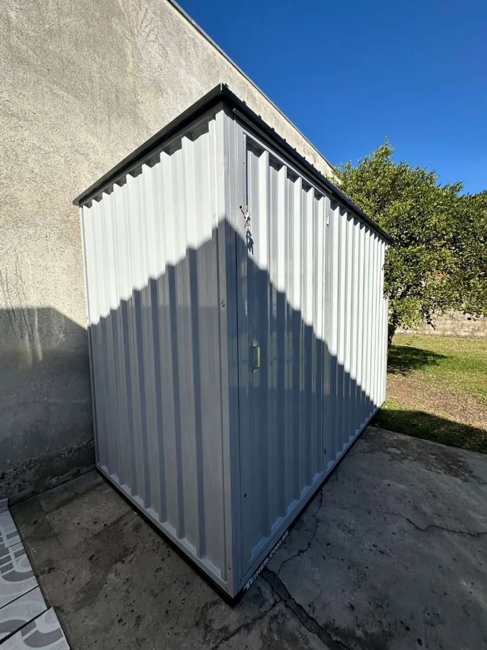 Container modular desmontável de depósito 