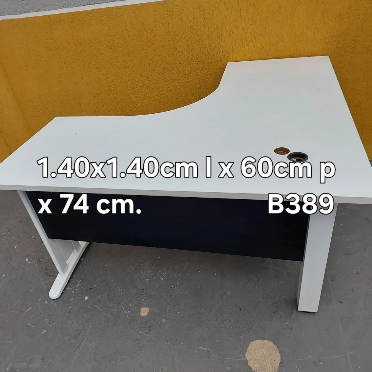 Mesa escritório em L  - Foto 4