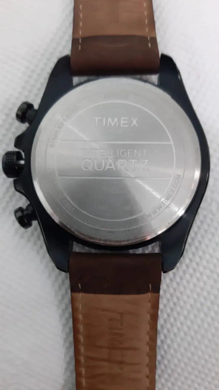 Timex Intelligent Quartz Aviator Fly-Back (modelo T2P102) - MUITO RARO. ESTADO DE ZERO. - Foto 5