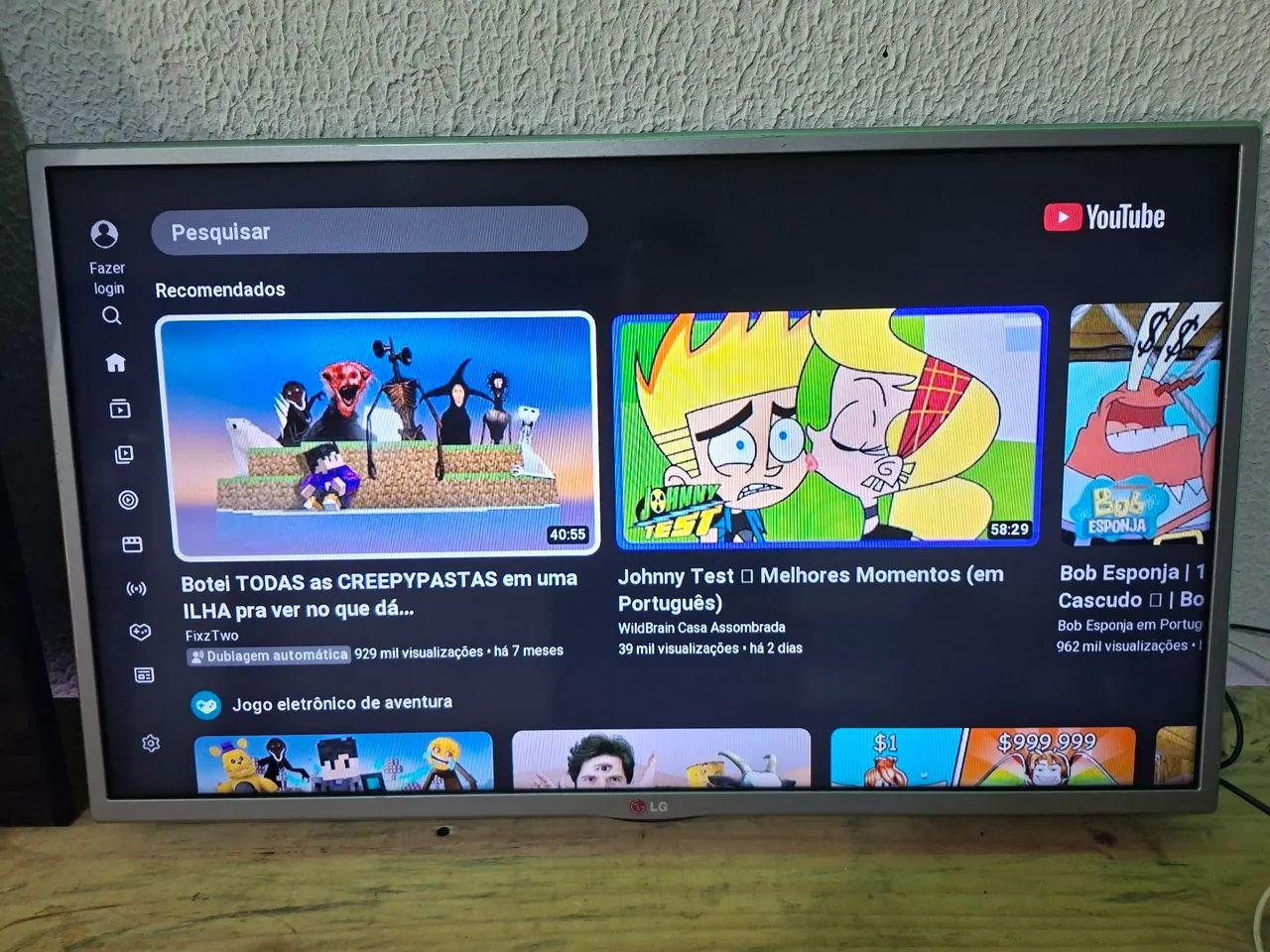 32 POLEGADAS LG SMART APENAS APLICATIVOS YOUTUBE NETFLIX FAÇO ENTREGA DEIXO INSTALADA  - Foto 3
