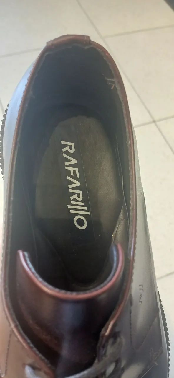 Sapato casual em couro Rafarilo - Foto 4