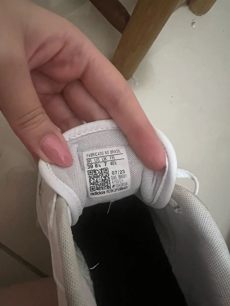 Tênis Breaknet Adidas - Branco + Preto  - Foto 5