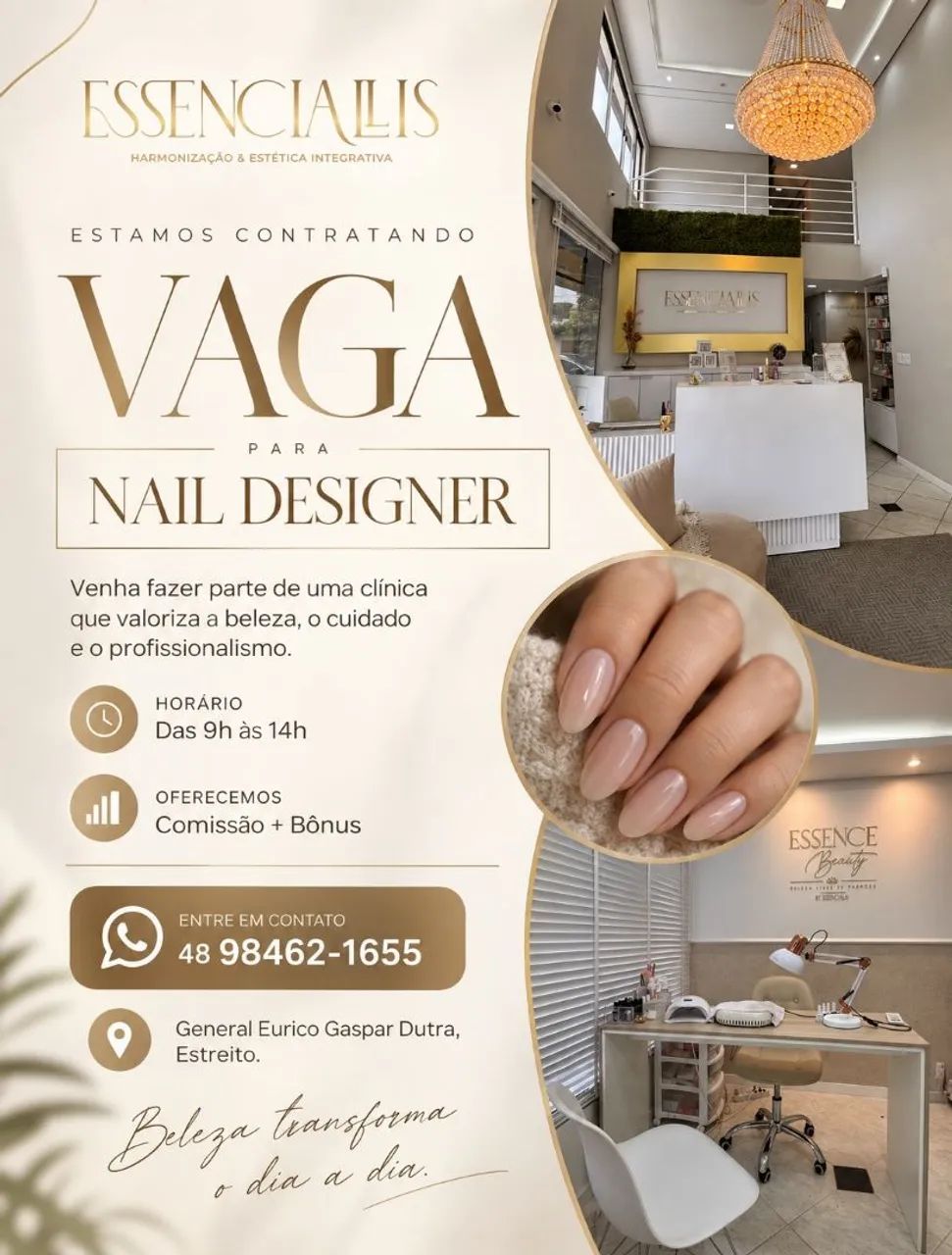 Vaga pra Nail Designer 