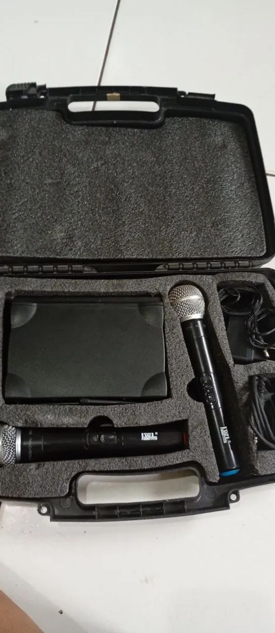 Kit de microfone sem fio Marca JWL  - Foto 3