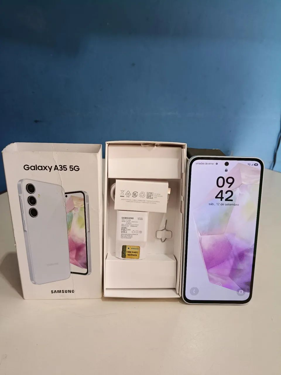 Galaxy A 35 5G 128 6 GB RAM - NFC - Android 16 -Capa  Acessórios - Livre para testes