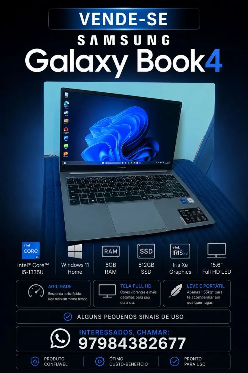 Samsung Book 4 512GB SSD