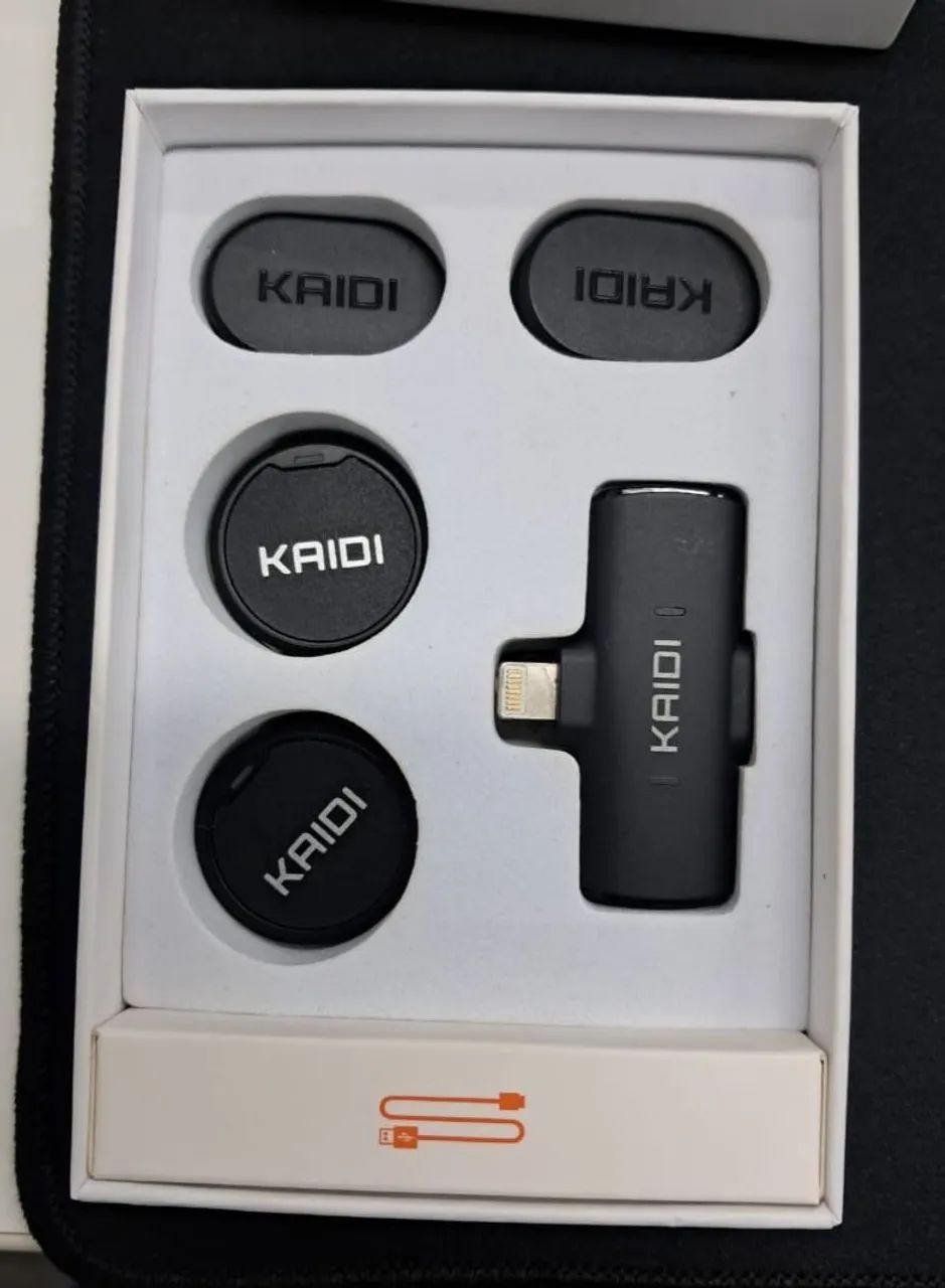 Microfone de lapela sem fio
