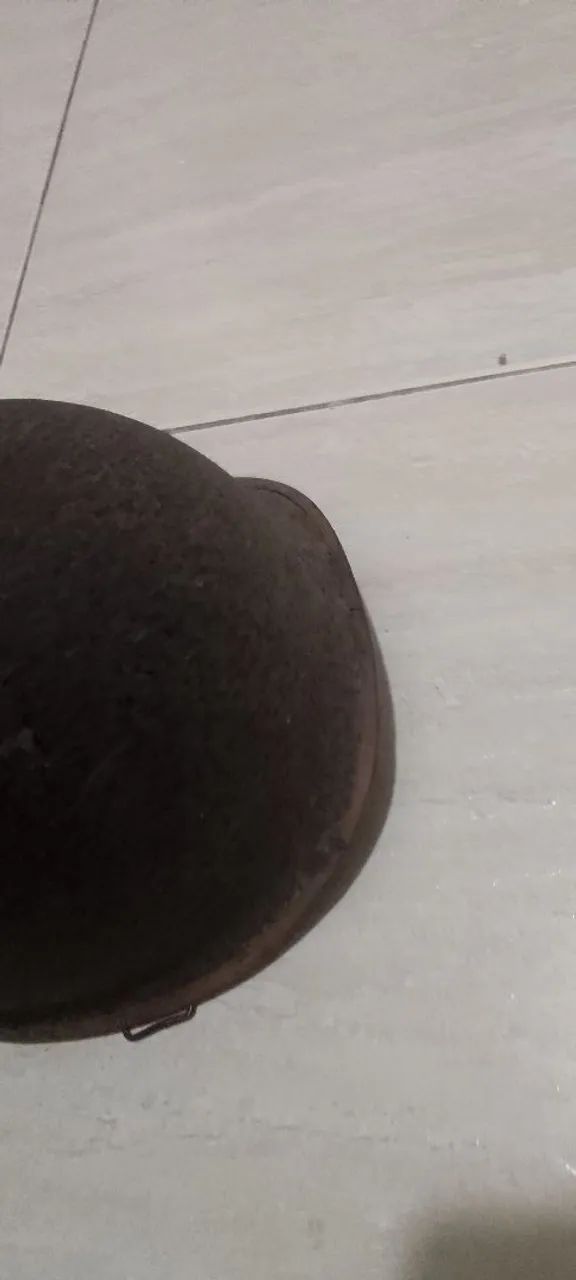 Capacete de aço década de 40 para cole ção  - Foto 2