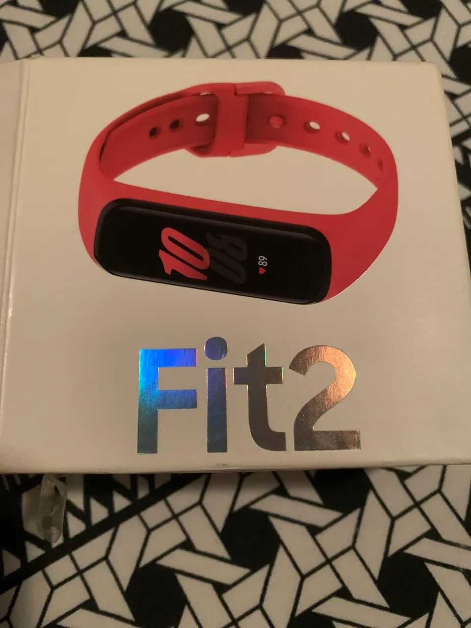 Smartband Galaxy Fit 2 Samsung Vermelho  - Foto 2