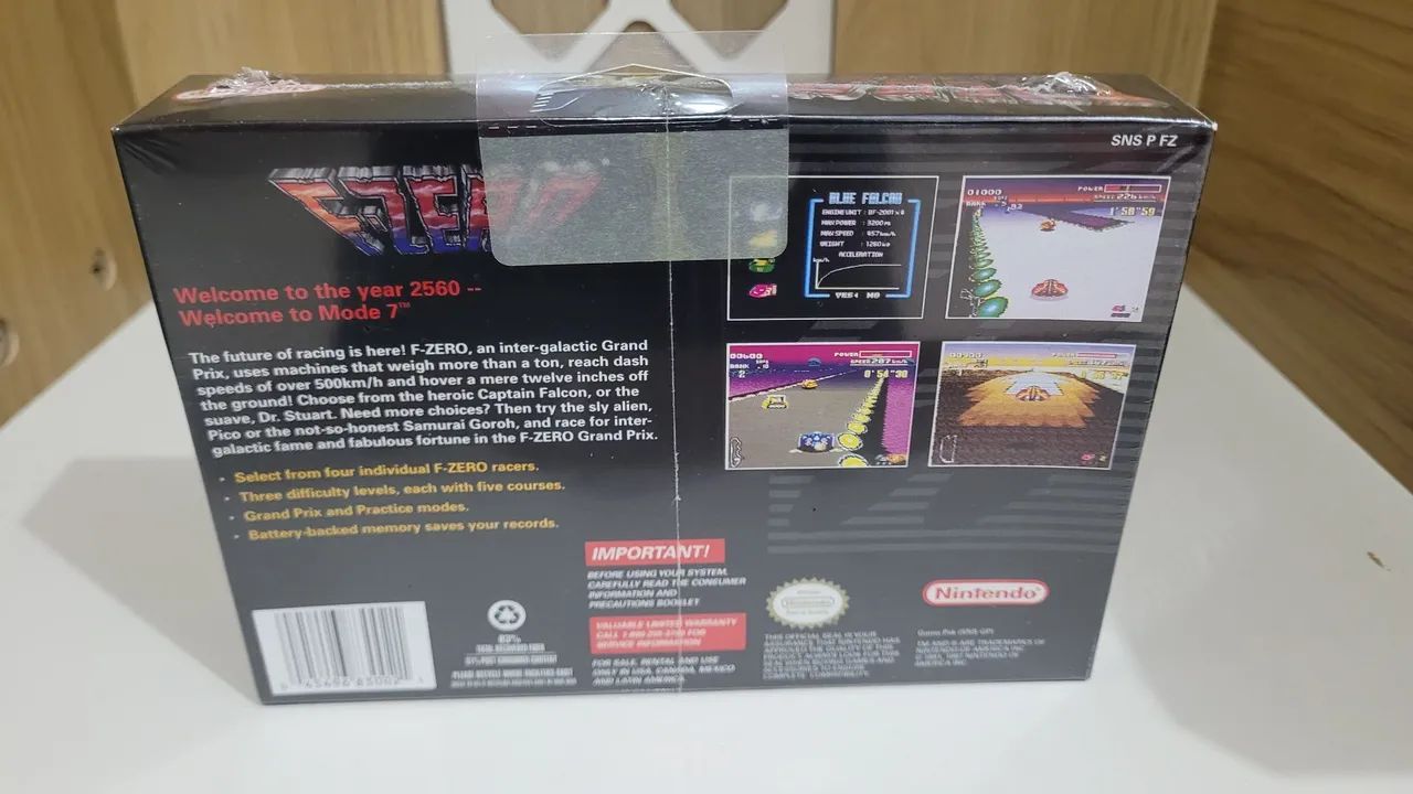 F-Zero snes super nintendo  - Foto 5