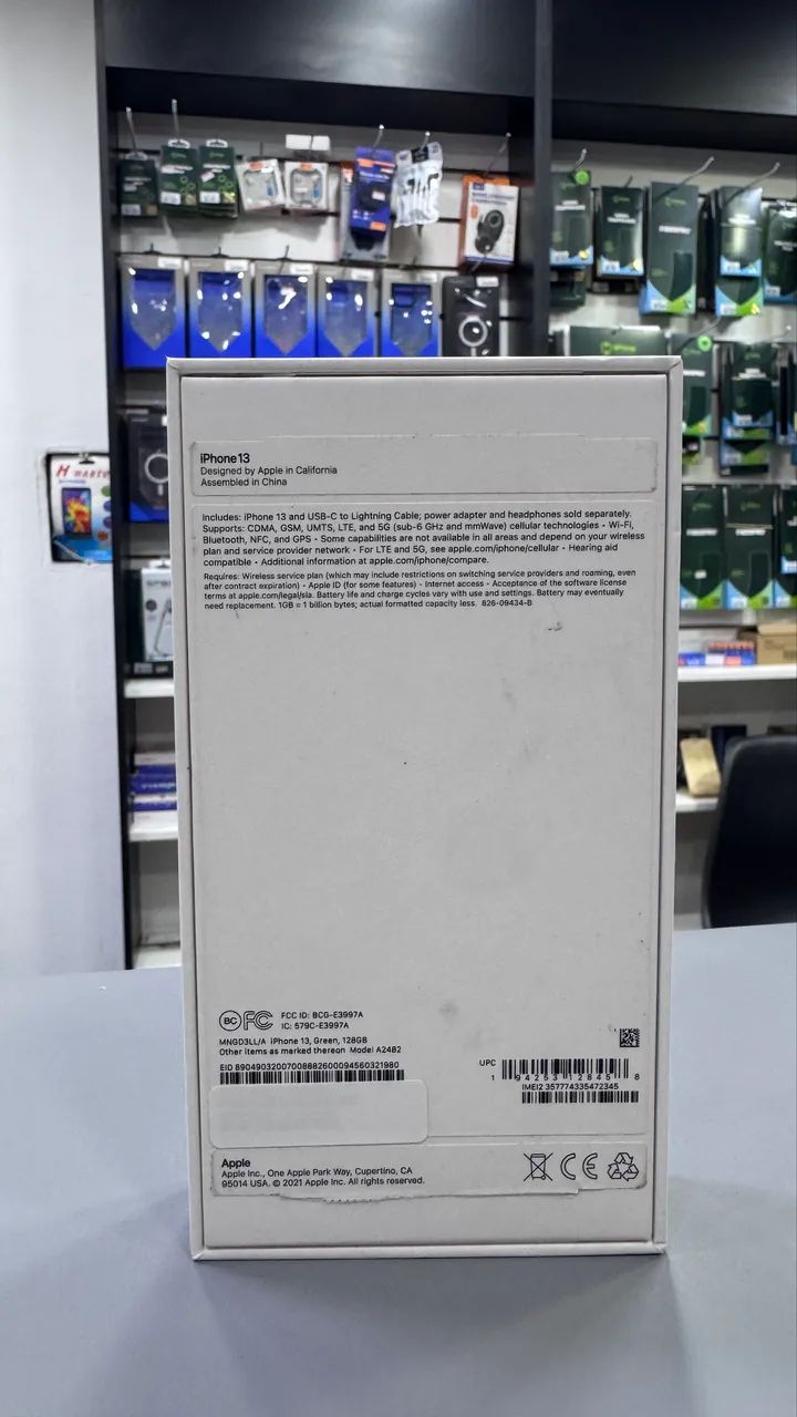 CAIXA ORIGINAL APPLE PARA iPHONE 13 VAZIA - Foto 2