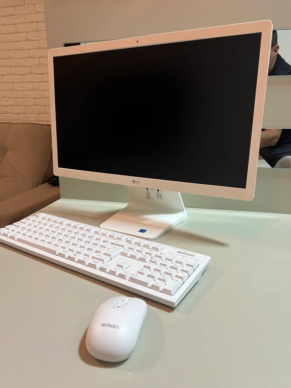 Pc all in One LG 22P Full Hd - SSD - Teclado e Mouse Sem Fio  - Foto 2