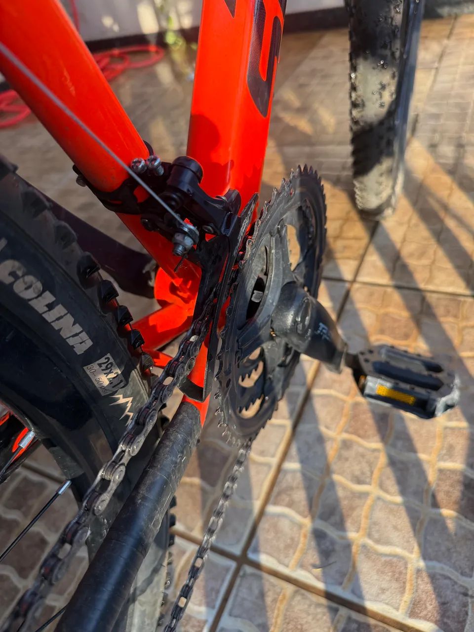 vendo bicicleta,aro 29,usada poucas vezes - Foto 5