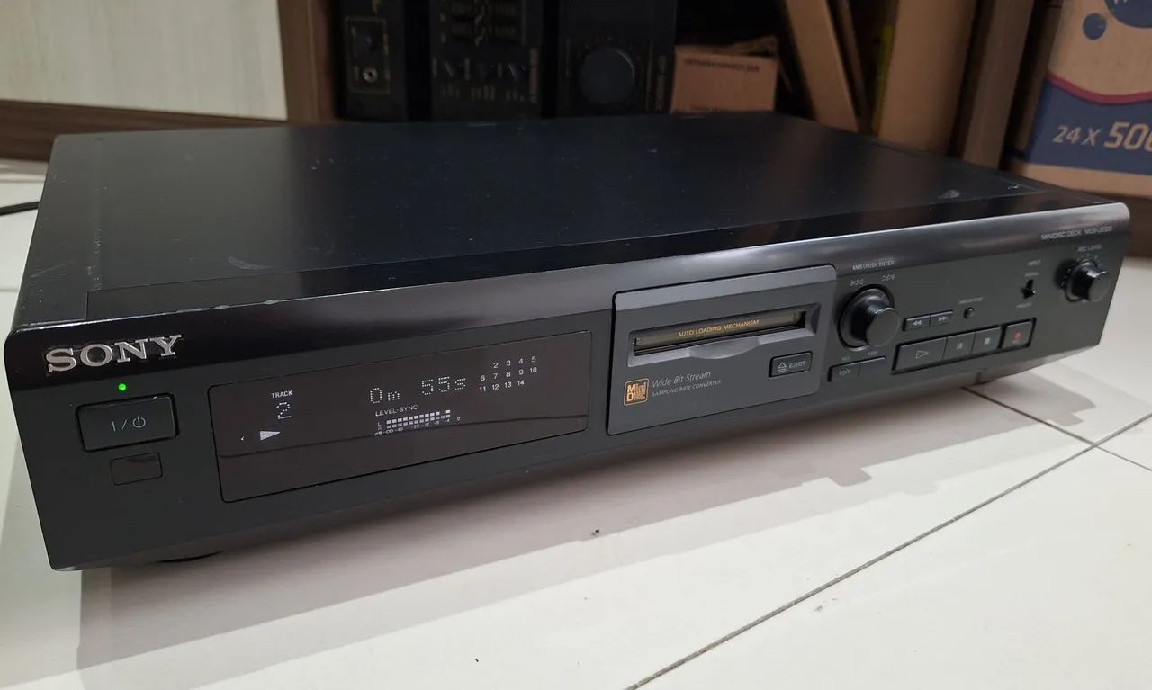 MINI DISC SONY  MDS-JE320 , REPRODUTOR E GRAVADOR DE MD - Foto 2