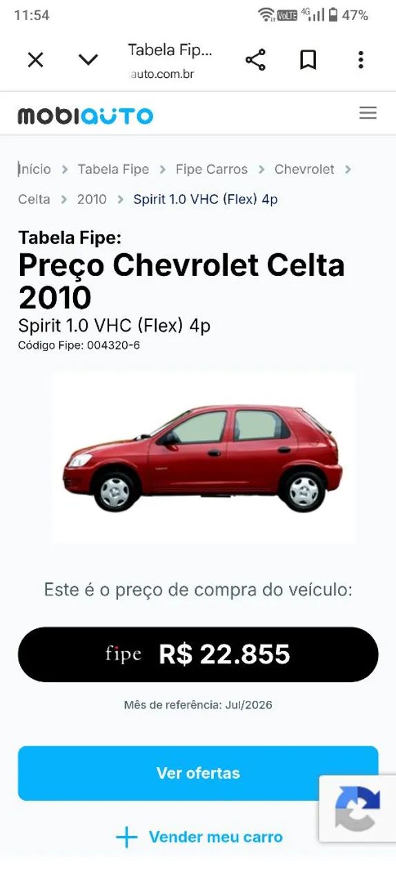 Chevrolet Celta 2010