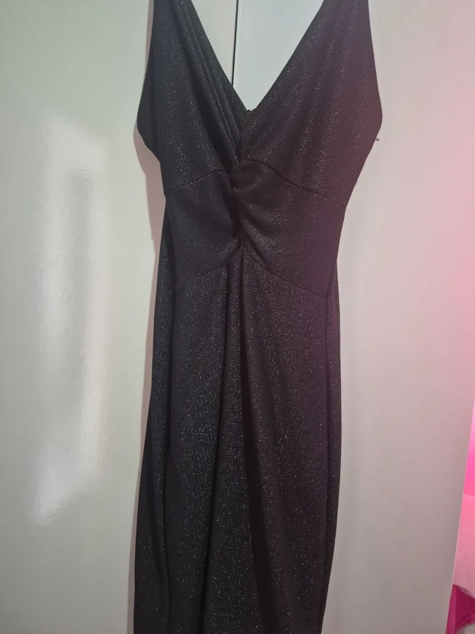 Vestido lurex preto - Foto 2