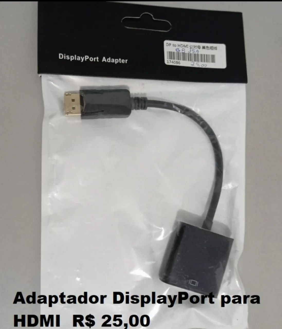 Adaptador DisplayPort para HDMI 