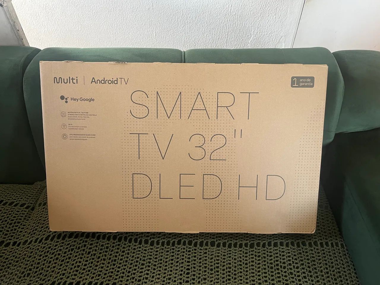 TV SMART 32P MULTI LACRADA COM NOTA FISCAL 