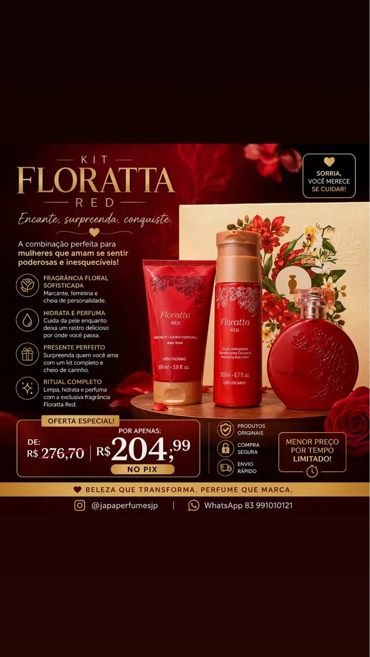 Kit Floratta Red