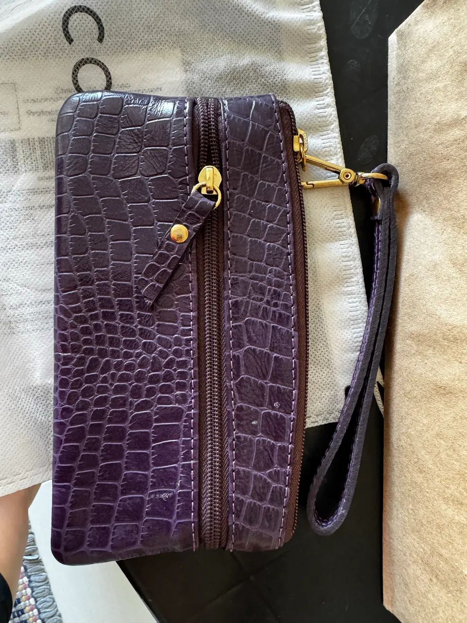 Bolsa couro croco Constance  - Foto 4
