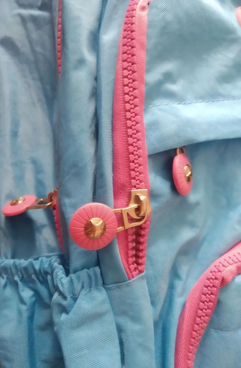 Mochila grande impermeável nova azul  - Foto 2