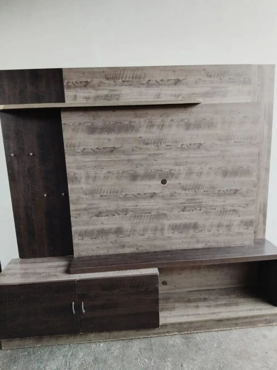 Painel de TV com rack