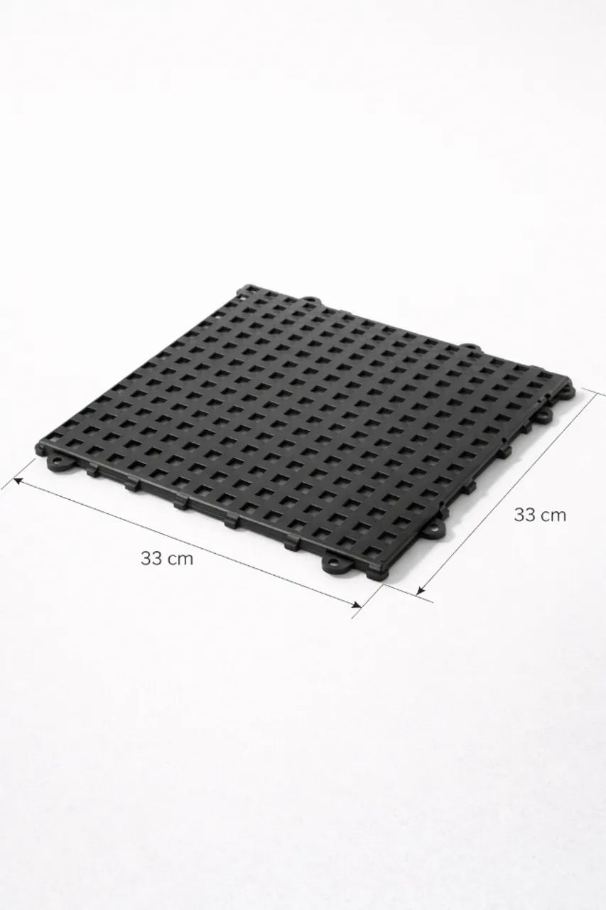 Piso Plástico 33 x 33 cm Organização Geral da Casa M² - Foto 3