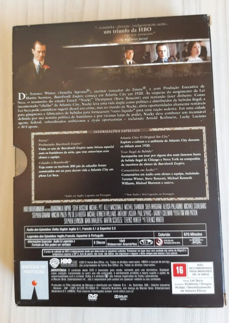 DVD - Boardwalk Empire: O Império do Contrabando - 1ª Temporada - Foto 4