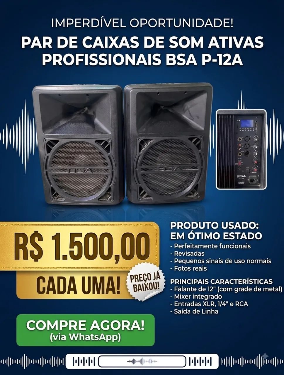 VENDO CAIXA DE SOM E MESA DE SOM  - Foto 4