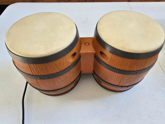 Controle Bongô Donkey Konga Original Nintendo Gamecube - Foto 3
