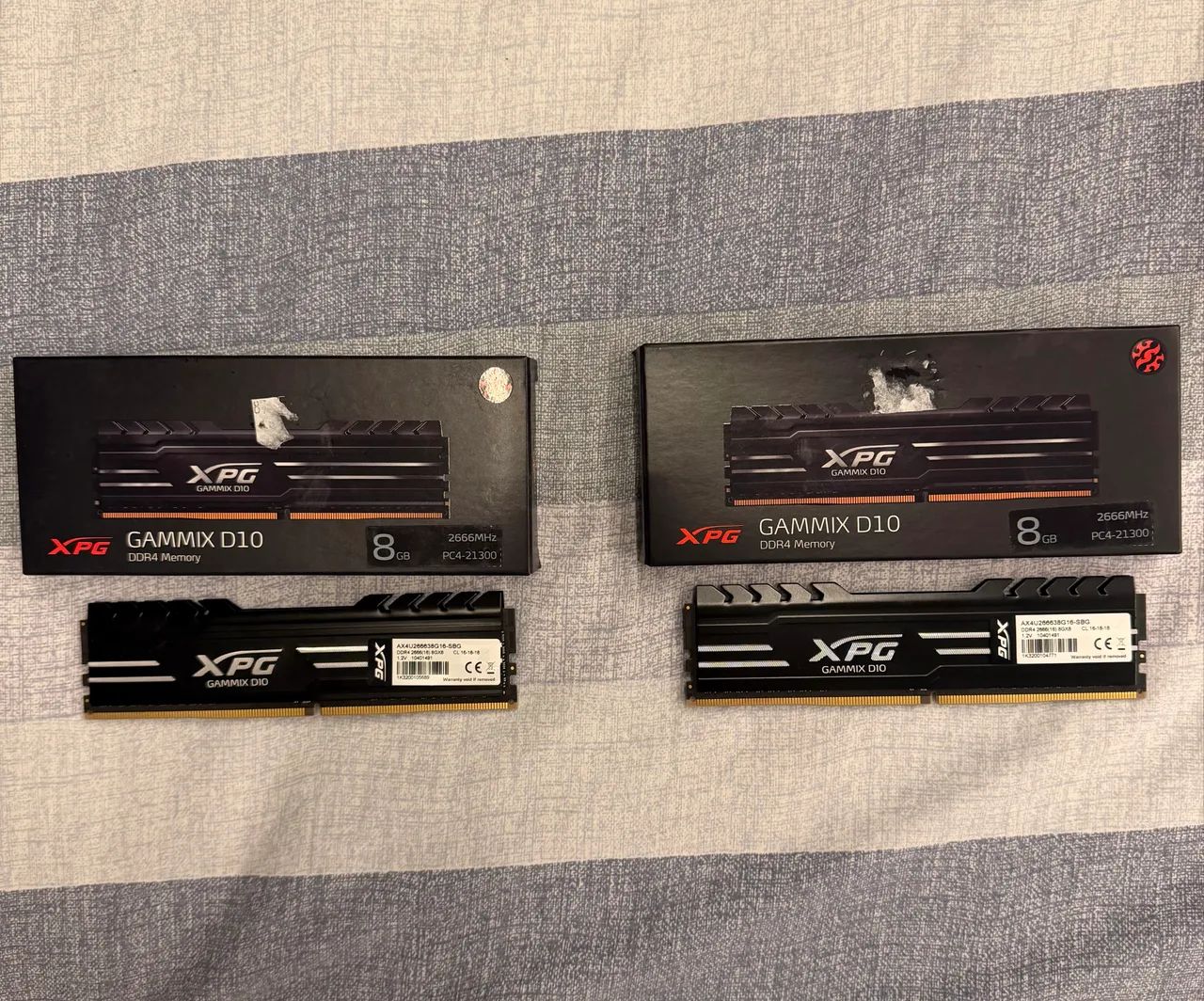 Memórias RAM xpg  2x8 2666mhz