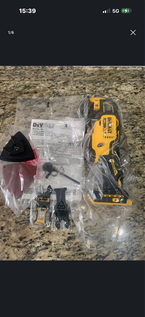 Multifuncional DeWalt DCS357 + Acessórios