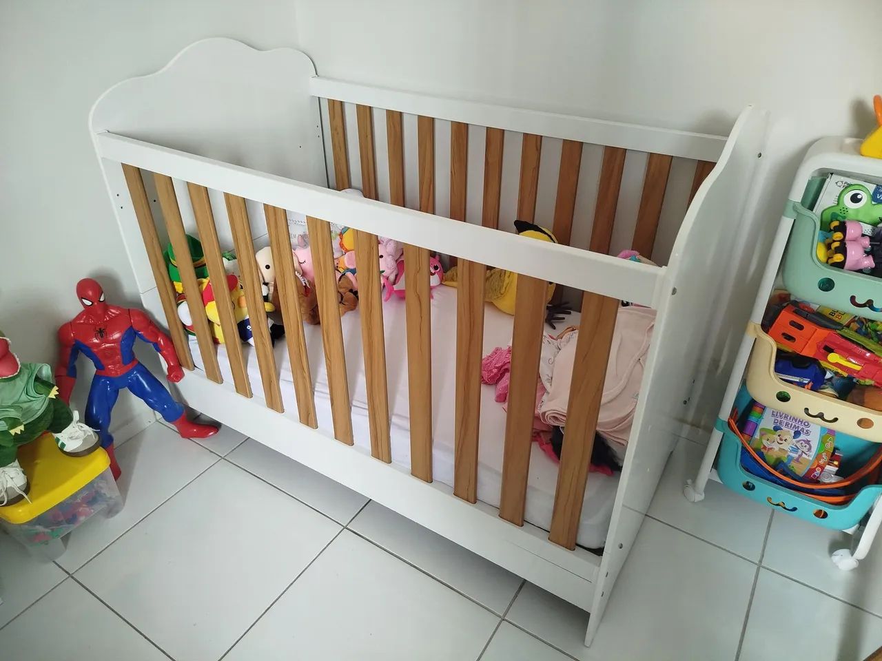 Kit berço, cômoda e guarda roupa infantil - Foto 2