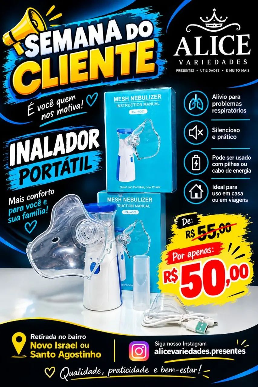 Inalador compacto 