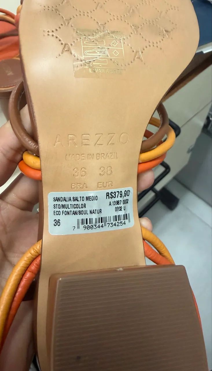 Sandália Arezzo N36 - nova  - Foto 5