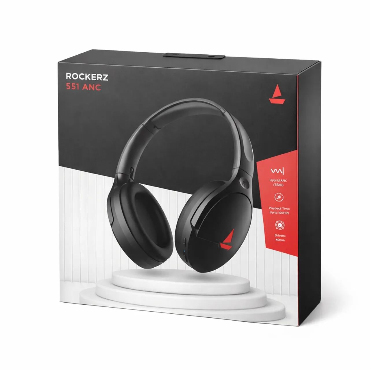 Headphones boAt Gamer Rockerz 550 551 ANC e Nirvanaa 751 ANC - Foto 4