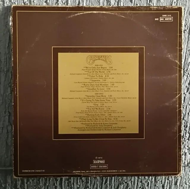 LP CARPENTERS - THE SINGLES - 1969-1973 - Foto 2