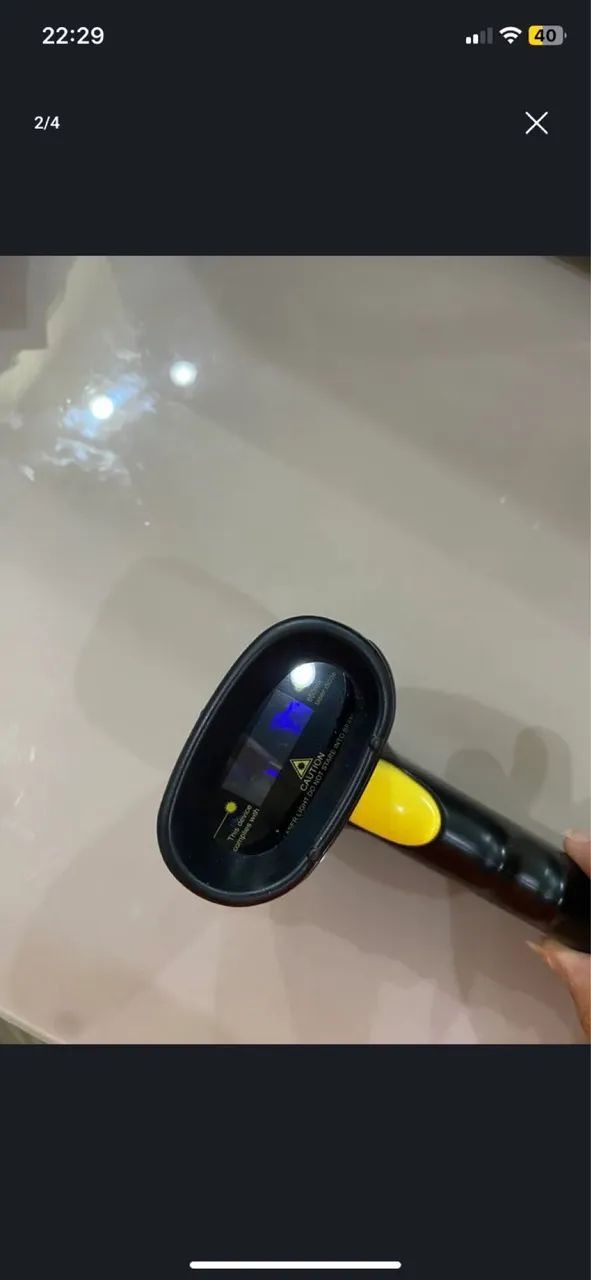 Leitor de código de barras sem fio 422080831617781761